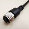 IP 67 M12 4 Pin Rubber Sheath Cable Sleeve Waterproof Heating Power M12 Cable Connector Connection Joint