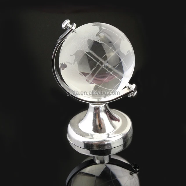 glitta factory price crystal globe gifts diy crystal wedding