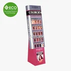 Cardboard Supermarket Floor Display Stand for Hair Dye/Hair Color/Tint