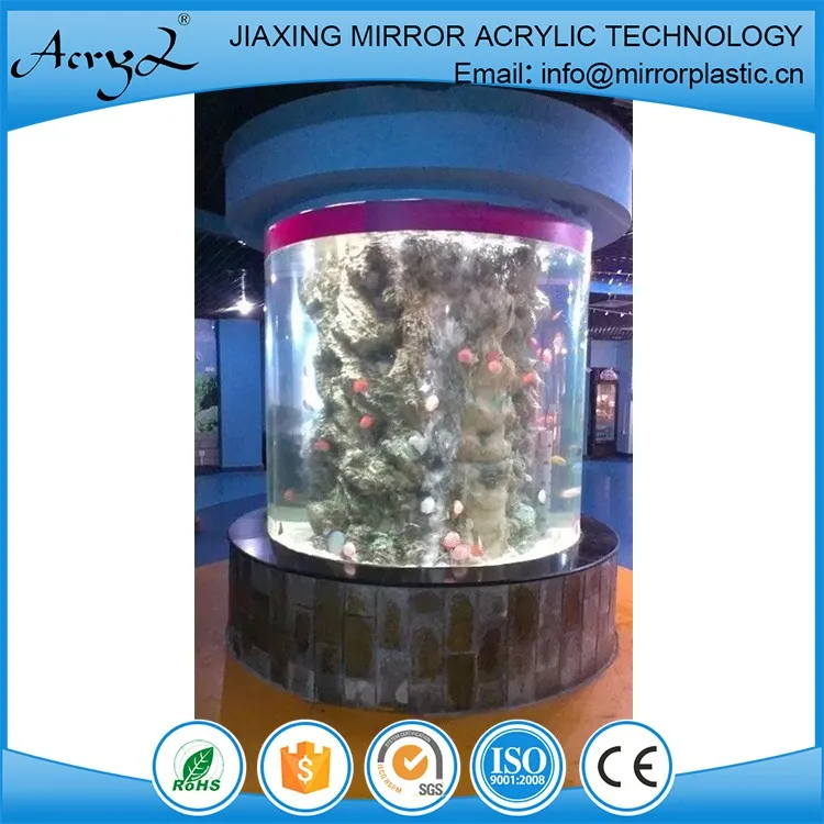 Clear Plastic Round Acrylic Fish Tank Aquarium Acrylic Cylinder Buy