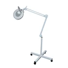 PSKY Portable Professional Floor Stand Cosmetic Beauty Facial LED Magnifying Lamp with Magnifier