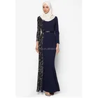 Latest Traditional Women Sequin Design Long Sleeves New Model Abaya In Dubai