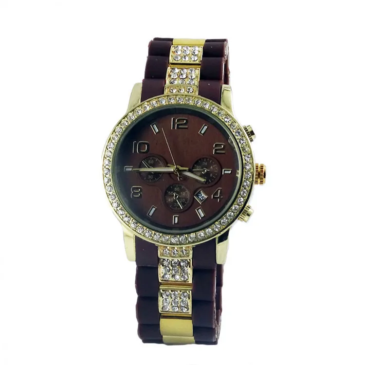 lackingone watch women 4 colors Fashion relogio feminino Silicone Watch Hot Selling quartz-watch Women Rhinestone women watches
