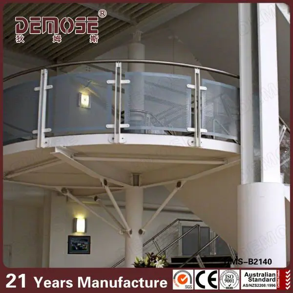 stainless steel pedestal for glass railing