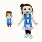 2016 Custom Girl Mascot for kids party use