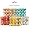 Christmas Tree Ball Decorations for DIY Xmas Party Wedding 6CM Ball Baubles Hanging Ornament for Home Christmas 24pcs/Lot