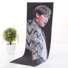 Custom Logo Quick Dry Absorbent Colorful Sports Gym Mini Microfiber Towel Start sport Slogan Towel