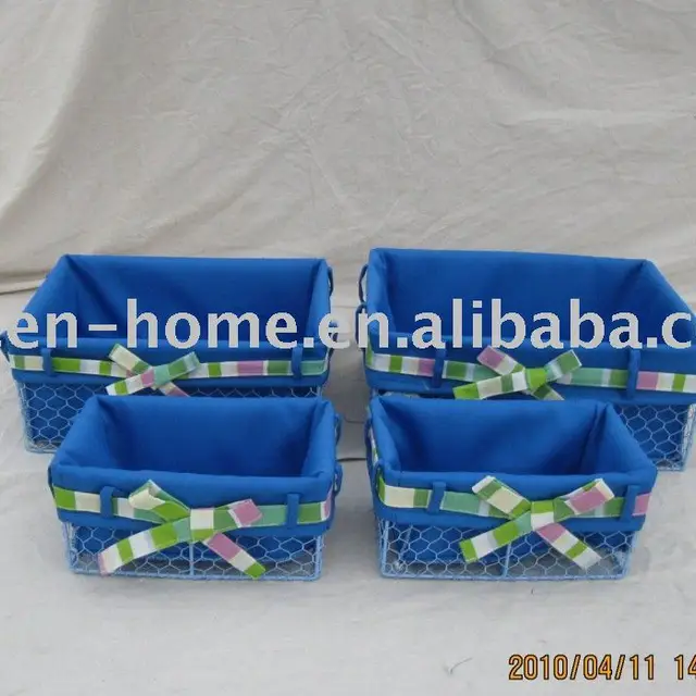 iron wire gift basket