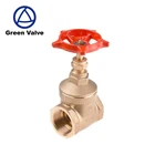 Green-Gutentop BSP thread oil and gas pipeline brass gas ball valve Copper brass knife gate valve
