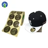 Logo Printed Gold Labels On Roll Silver Sticker Custom Hat Label