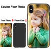 2019 Custom Print Photo Phone Case For iPhone X XS Max XR 6s 7 8 Plus colors Soft Silicone DIY Personalized Logo Cover