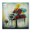 Home Decoration Items Musical Instrument Piano Painting decoration wall home Oil Painting on Canvas