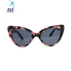 2019 Cat Eye Leopard Print Ladies Sun Glasses Fashion Brand Designer Plastic Women Sunglasses