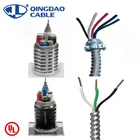 Type MC UL listed 1569 armored/armoured bx cable 12/2 flexible armor cable metal clad cable 12/2 10/2 14/2