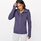 Hot selling catton polyester tights women sports jackets running gym wear running top