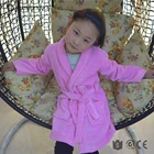 Hot sale 100% cotton cute rabbit hooded animal bathrobe for kids