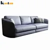 Various colors available imported leather modern couch living room furniture