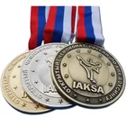 Custom made your own logo cheap adult taekwondo competition medals