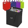 Wholesale Waterproof high quality Large folding non woven Reusable Insulated Totes Lunch Cooler Carry Bag