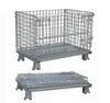 Heavy duty galvanized iron wire mesh cages steel wire mesh pallet containers