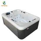 2019 new 2 Persons freestanding acrylic balboa system Acrylic Whirlpools outdoor whirlpool massage spa hot tub