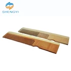 Portable travel folding small wooden lice baby hair brush/comb set