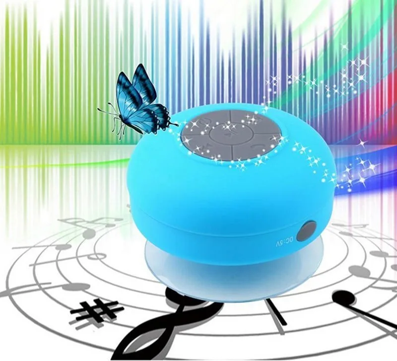 waterproof Portable Speaker selfie sucker Remote Control Shutter Without APP For IOS Android - ANKUX.COM