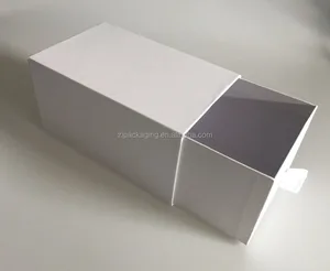 custom paper cardboard sliding drawer storage shoe packaging box