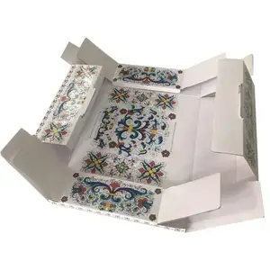 christmas custom printed corrugated bath shampoo paper packing