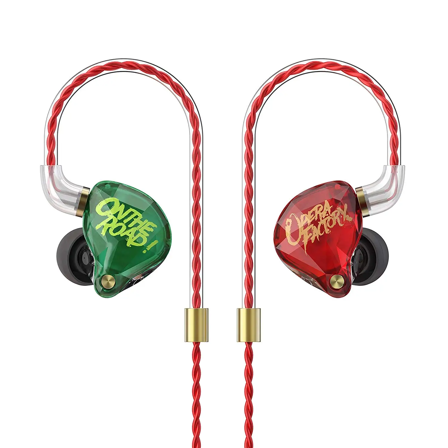 Whizzer A15 Pro HiFi Bass Earphones Metal In Ear Headsets Dynamic Hi-res Earbuds - ANKUX.COM