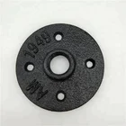 1/2"-1" wrought iron pipe fittings for metal pipe brackets, metal pipe bookshelf