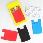 custom silicone stick on credit card holder manufacturer