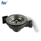 Collecting flitering waste stainless steel basket waste sink strainer drain