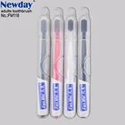Soft Toothbrush Holder New 2018 New Package of Adult Toothbrush with PP Holder Foldable Case FM118