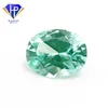 Lab Created Brazil Emerald Green Spinel #137 Brilliant Cut Oval 57 Facets Synthetic Spinel Gemstone