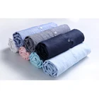 manufacturer custom 2020 new arrival casual solid long sleeve 100% linen shirt for men