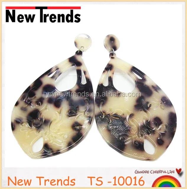 2018 latest fashion tortoise/turtle earring large