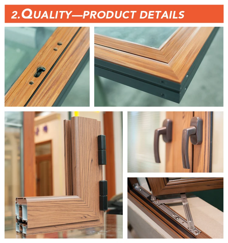 Aluminum Casement Window With Good Casement Window Fan And Security