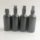 100ml black glass bottle, and perfume spray glass bottle