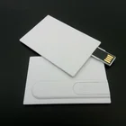 Wholesale Plastic Credit Card USB Flash drives with full color printing for business gift