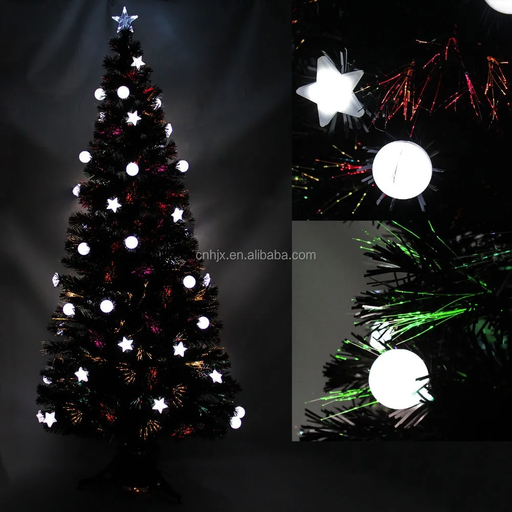 gifts & crafts  tree  colorful ball lights fiber optic christmas