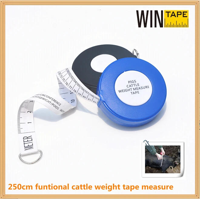 Custom printed cow measuring tape ecofriendly fabric weight Animal