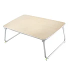 Pink Office Adjustable Abs Foldable Wooden Computer Plastic Folding Table Bed Stand For Laptop