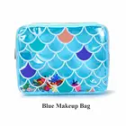 Clear transparent traveling bag PVC Cosmetic Makeup Toiletry Wash Bag Pouch Zipper Bag