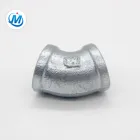Pipe fitting gi mi hot dipped galvanized 1 inch plain 45 degree elbow