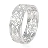 51465 xuping Fashion Heart gemstone Inlayed stone diamond Women chame Bangle, elegant jewelry italian