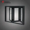 CSA NFRC AS2047 standard China company 3 panel alum aluminum horizontal bifold folding window