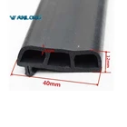 40*12mm soft and rigid composite rubber strip for cold storage door