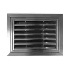 Logo Customization Return Grille Stainless Steel Hinged Type Large Air Return Grille With Nylon Filter