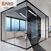 foldable glass partition wall used for interior door design